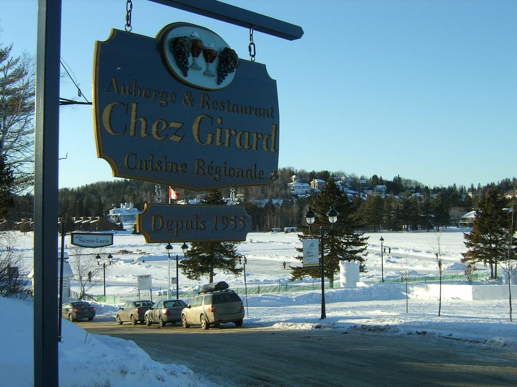 Restaurant Auberge Chez Girard Sainte-Agathe-des-Monts Eksteriør billede