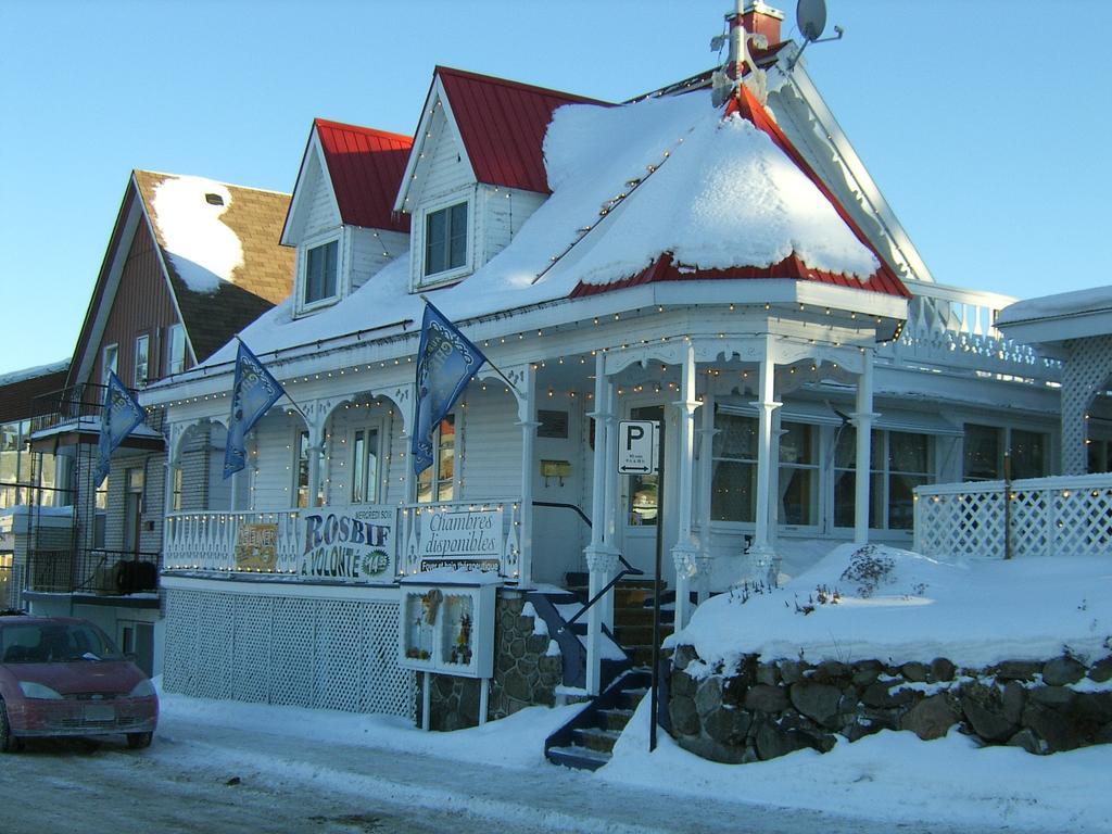 Restaurant Auberge Chez Girard Sainte-Agathe-des-Monts Eksteriør billede